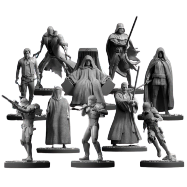 Kit Miniaturas Sci-Fi 32mm – Guerreiros Galácticos | RPG de Mesa | Impressão 3D | Wargame