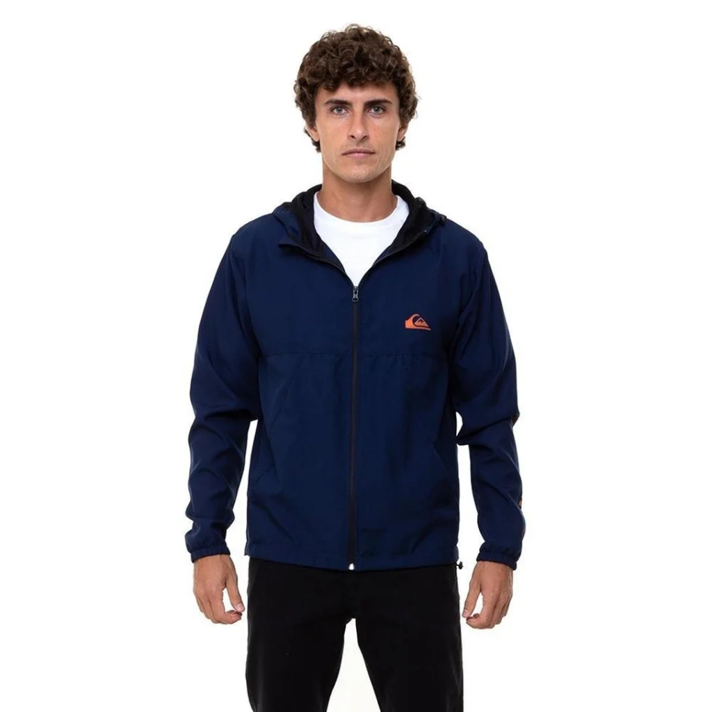 Jaqueta Corta Vento Signature Solid Quiksilver - Azul