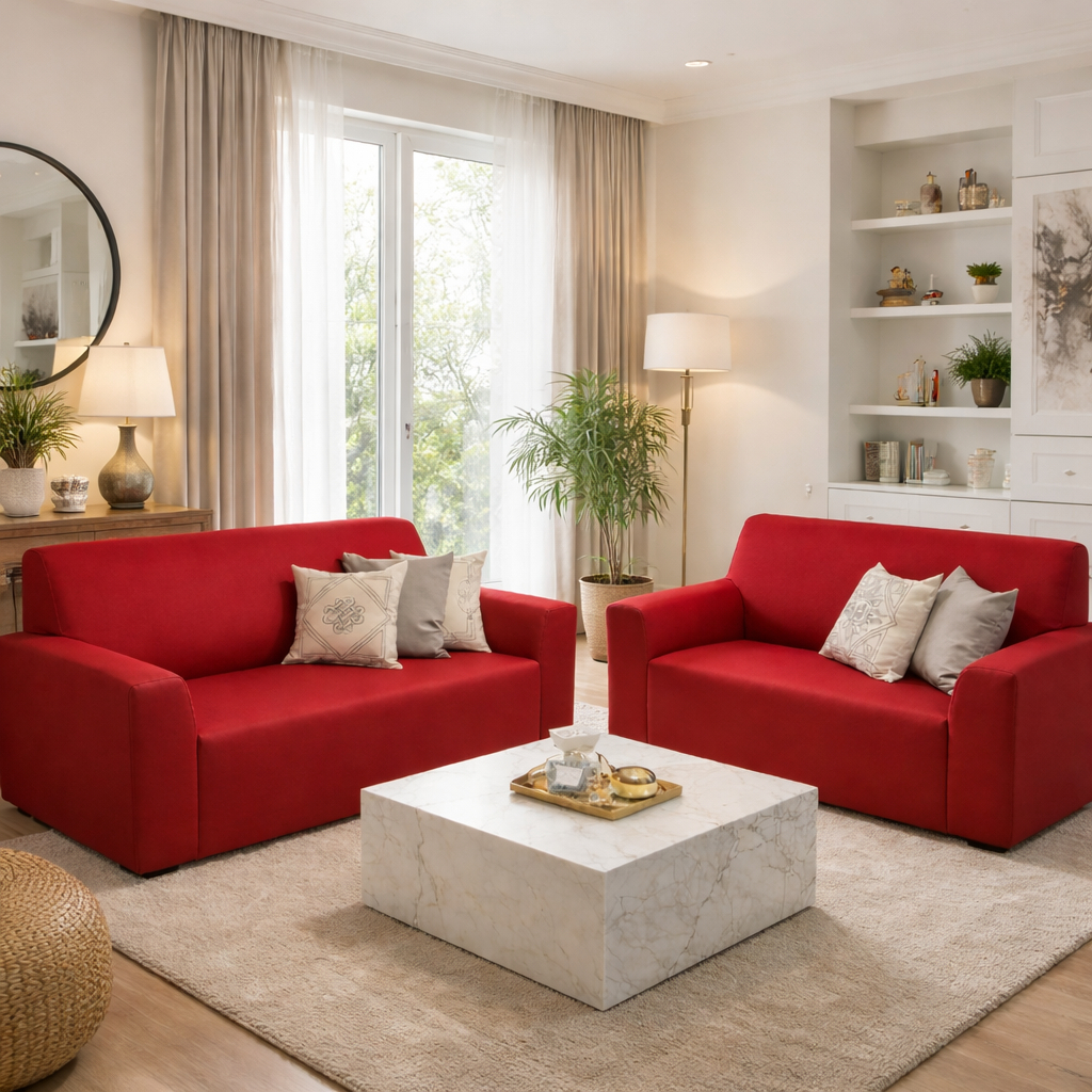 Kit capa para sofá 2 E 3 Lugares Coladinha Malha Gel Top Promoção