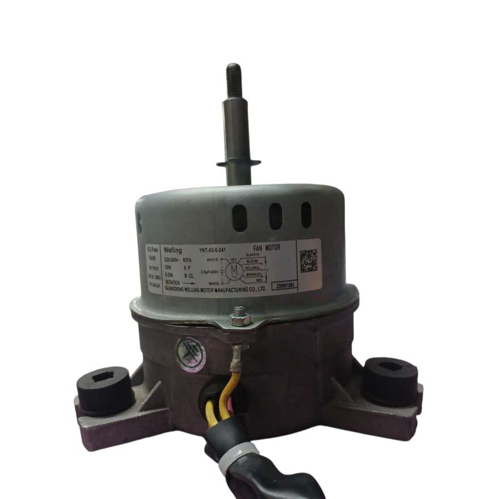 Motor Ventilador da Evaporadora Cassete Elgin YKT-60-6-241