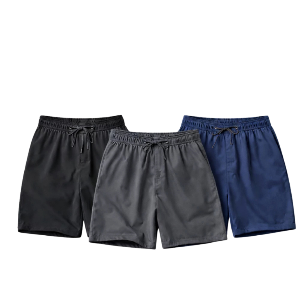 Kit Short Masculino Academia com Elastano Bermuda Dry fit de Praia Piscina
