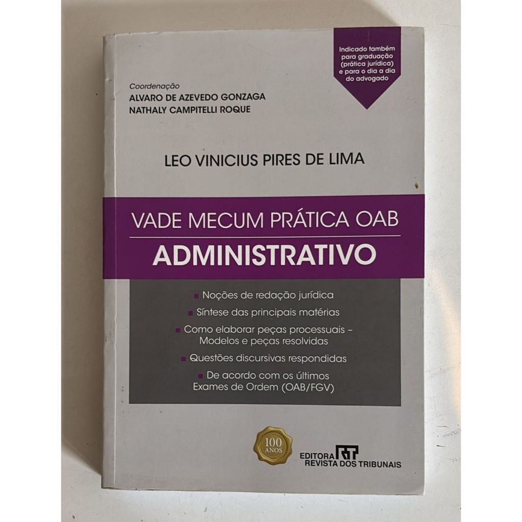 Vade Mecum Prática OAB Administrativo - Leo Vinicius Pires De Lima