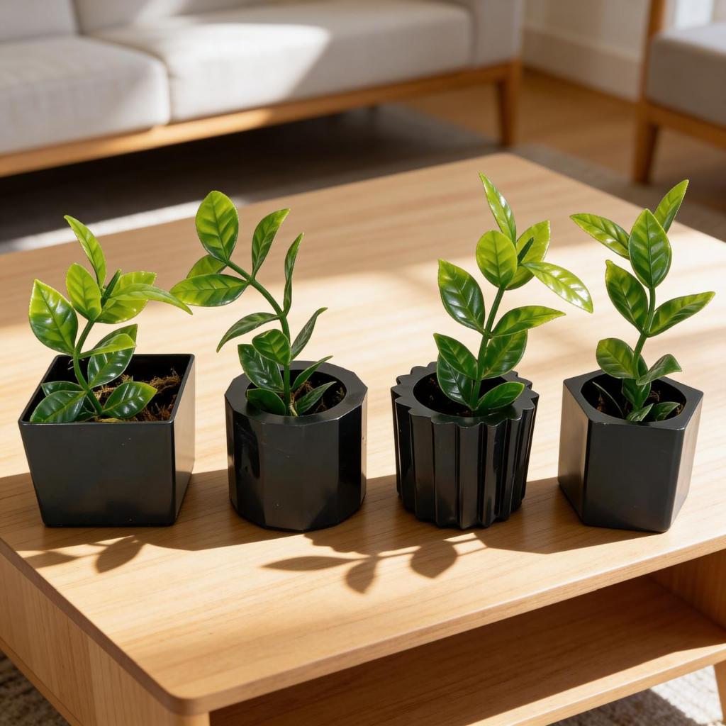 Kit 4 Vasinhos Decoração com Plantinhas em Oferta na Shopee