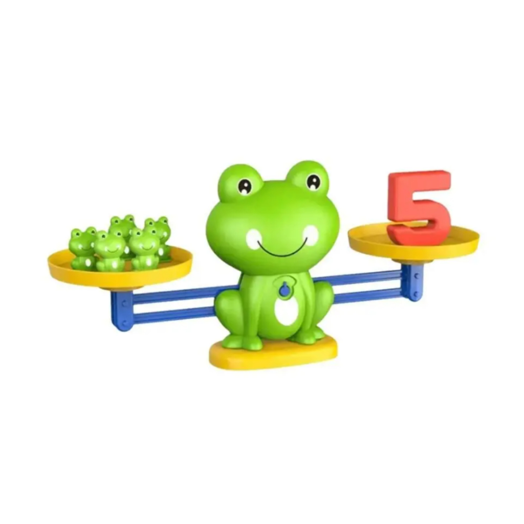 Brinquedo Educativo Balança de Equilibrio Sapo Jogo Infantil Matemática Adição Subtração Raciocínio em Oferta na Shopee