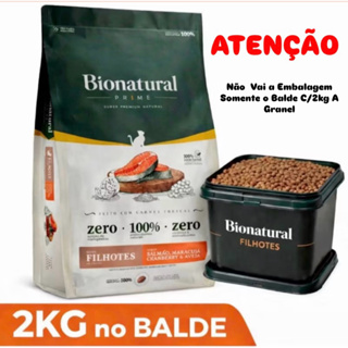 Ração Super Premium Bionatural Gatos FIlhotes  2KG No Blade  Sabor Salmão em Oferta na Shopee