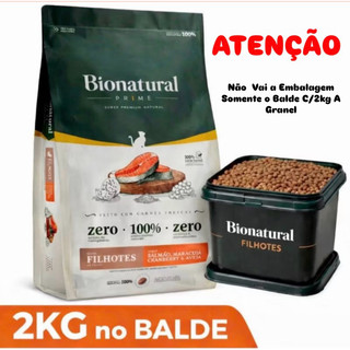 Ração Super Premium Bionatural Gatos FIlhotes  2KG No Blade  Sabor Salmão