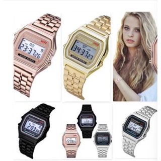 Relgio Tipo Retro Digital LED Unissex Masculino Feminino Baratinho 100% Qualidade11 em Oferta na Shopee