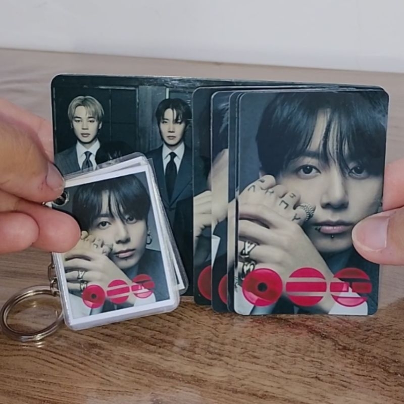 Kit Photocard BTS + Big Card OT7 + Chaveiro Personalizado | Kpop Photocard BTS Colecionável - Escolha o kit ou avulso