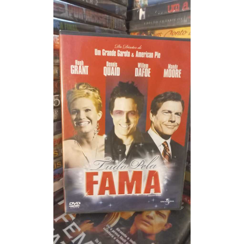 Dvd ( Lacrado) Tudo Pela Fama (2006) Hugh Grant Dennis Quaid