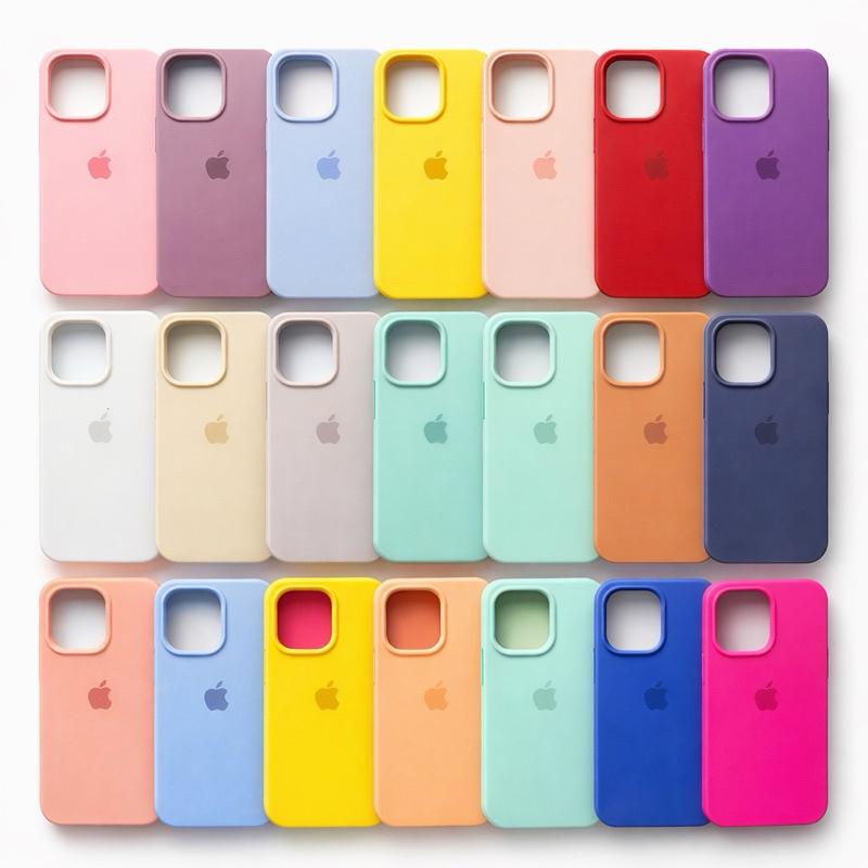 Kit 5 ou 3 Capinha iPhone Aveludada silicone iPhone 11 12 13 14 15 16 17 Pro Max Capa Premium Proteção Completa