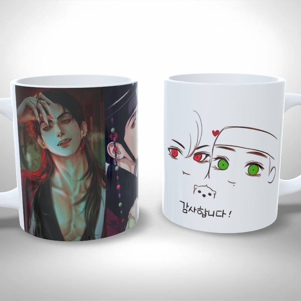 Caneca Personalizada The Ghosts Nocturne Manhwa BL Yaoi Anime - Presente Único e Criativo
