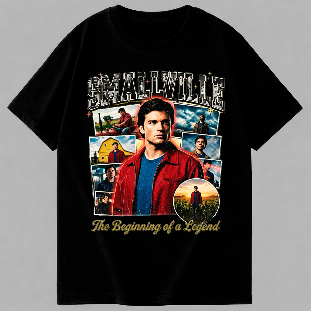 Camisa Camiseta Smalville serie super homem 100% algodão envio rapido — imagem 2 de 2