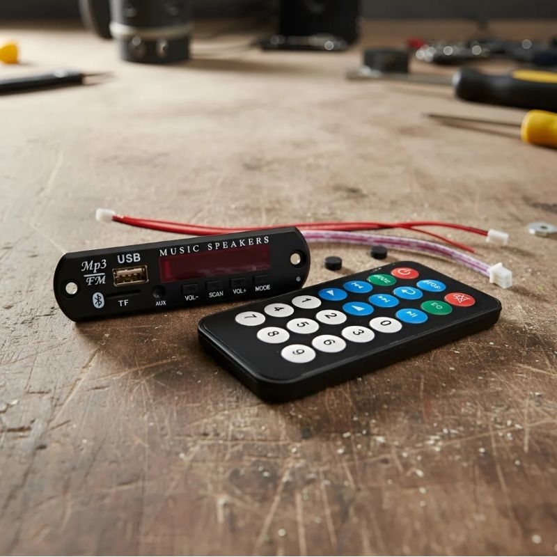 Placa Amplificador Bluetooth 5.0 10W, MP3 , USB , TF , Alto-Falante , Placa DIY , Reprodutor De Música Sem Fio , Rádio