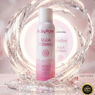 Água Termal Ruby Rose Mineralizada Hidratante para Suavização Skin Care150ml em Oferta na Shopee