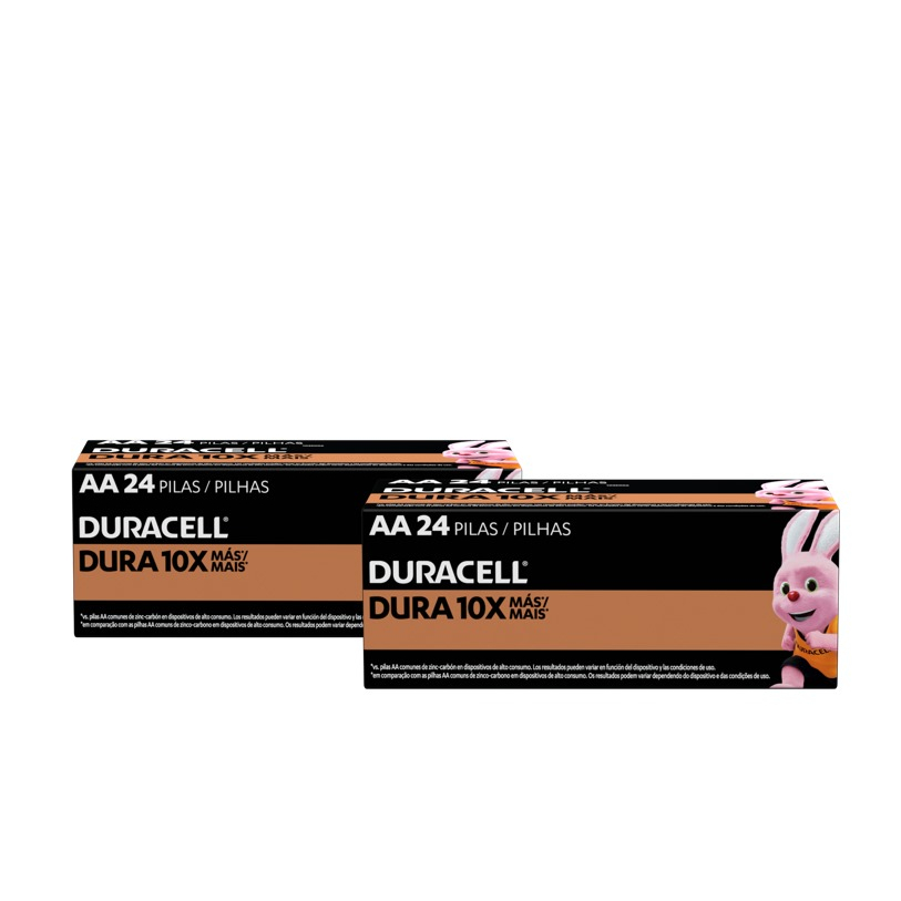 Kit Duracell Com 48 Pilhas Alcalinas AA Pequena