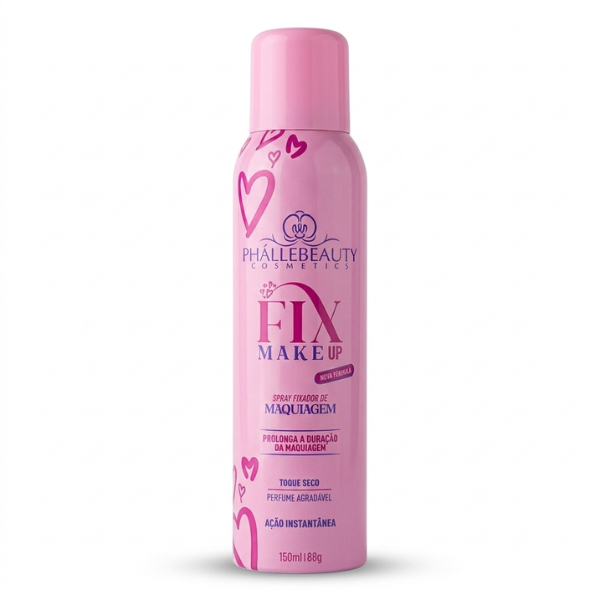 Fixador de Maquiagem Phallebeauty Fix Makeup - Maquiagem Intacta o Dia Todo 150ml