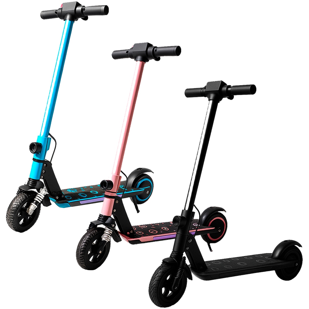 Patinete Elétrico Infantil Scooter 6 Polegadas Alcança Velocidade 30Km/h C/ Autonomia De 4-5 Horas