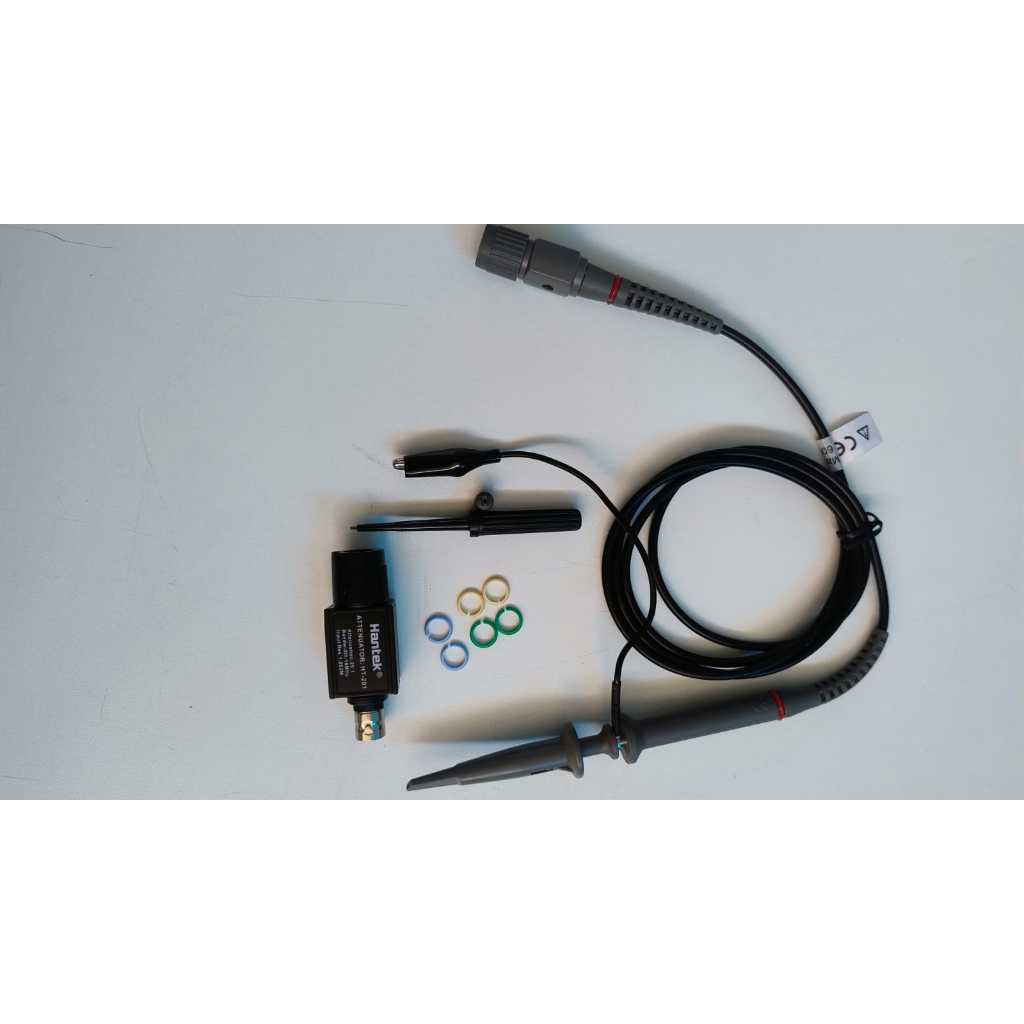 PONTA DE PROVA SONDA PARA OSCILOSCOPIO DA HANTEK + O ATENUADOR