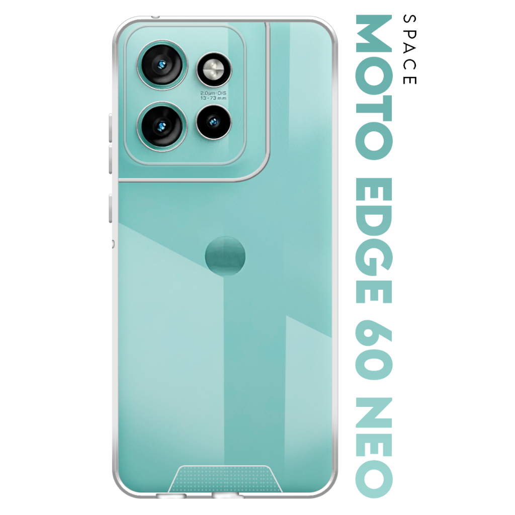 Case Capinha Case Anti Impacto Space Acrílico Protetora para Motorola Moto Edge 60 Neo XT2509 tela 6.36 pol