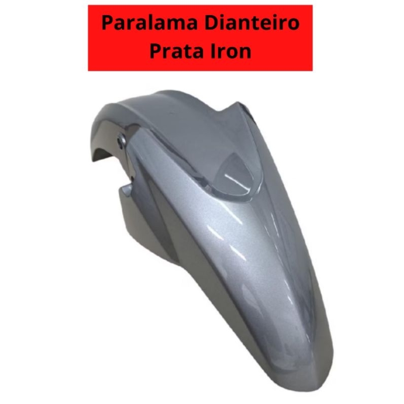 Paralama Dianteiro Prata Iron Titan 160 Fan Cg 125 150 160 Start 160 2014 a 2024 Qualidade Premium
