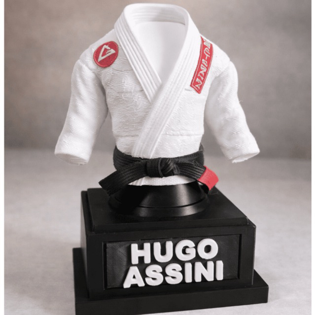 Miniatura de Kimono Personalizado – Impressão 3D - Decoração jiu-jitsu e judô