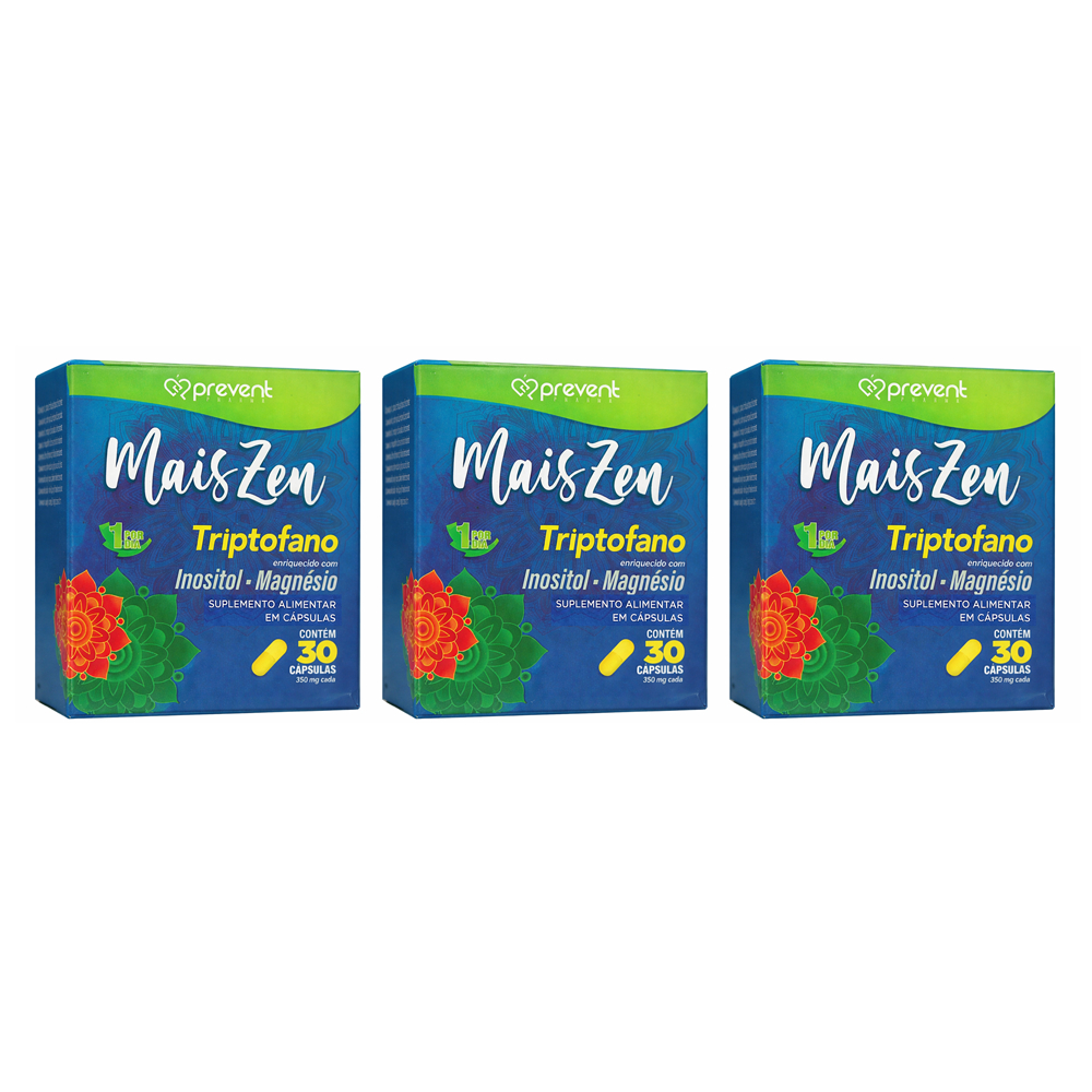 Kit C/3 Mais Zen C/30 Cápsulas - Prevent Pharma