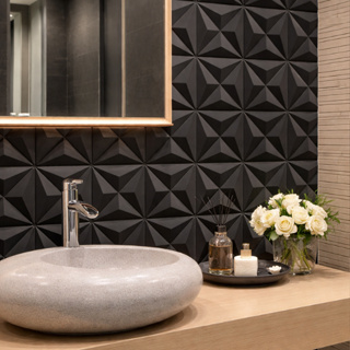 Kit 150 unidades Placas PVC 3D 25x25 Decorativa em Oferta na Shopee