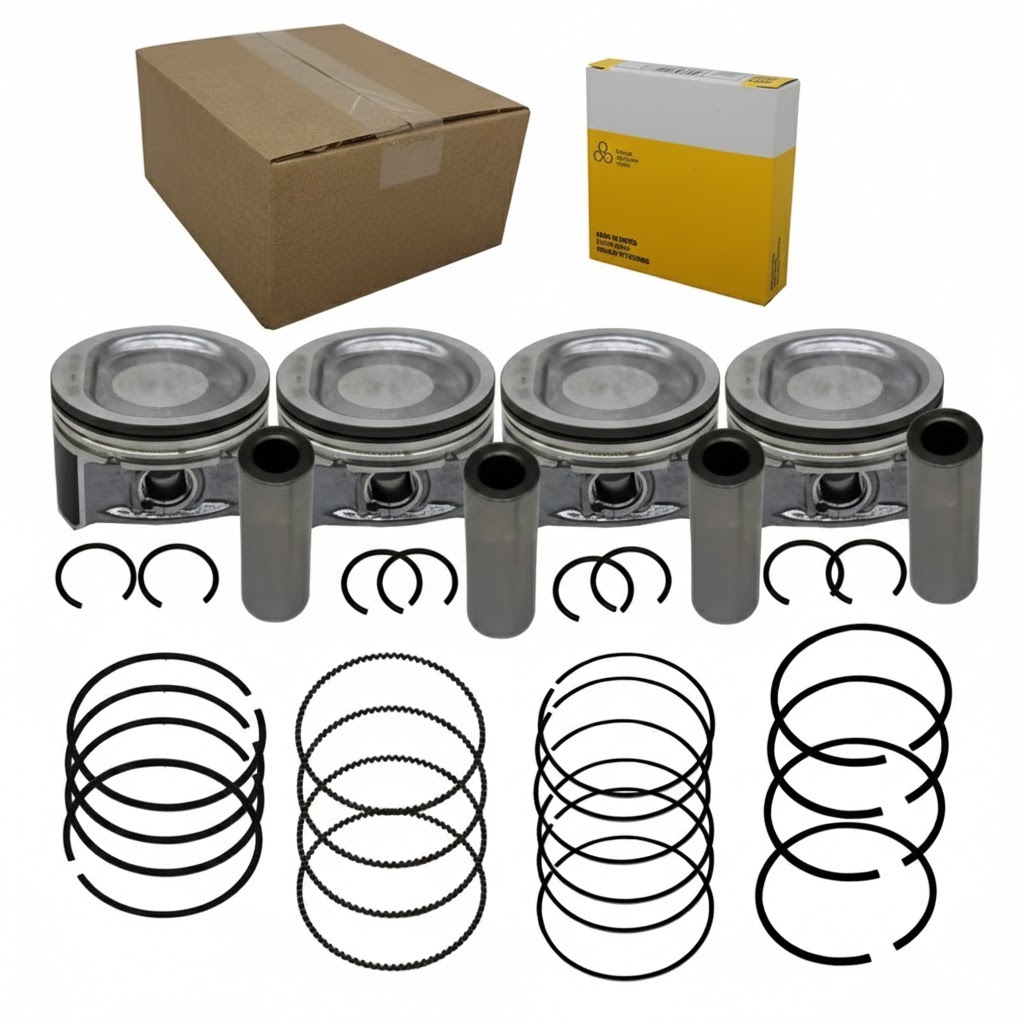 Kit Pistão E Anel 0,50 Gol G5 G6 G7 G8 1.6 8v Flex