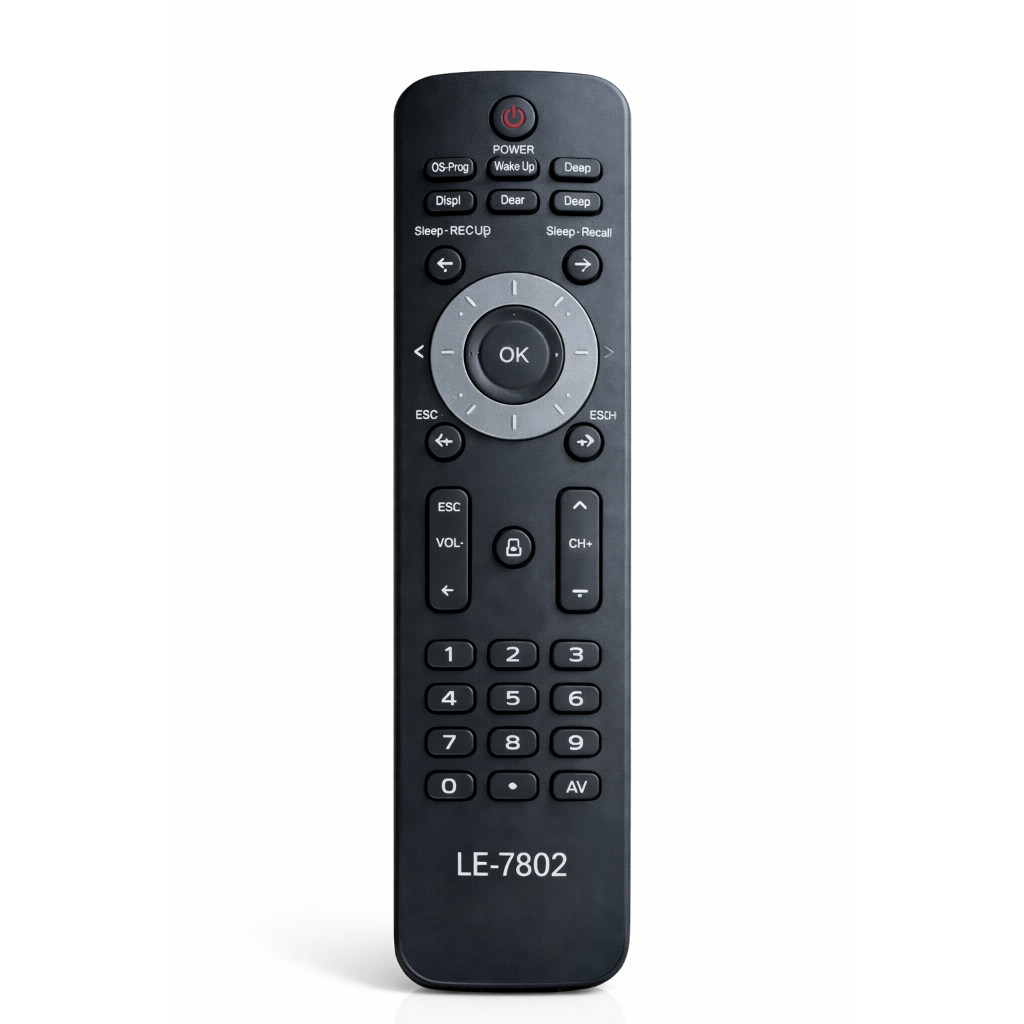 Kit 02 Controle Compatível Philips Tv Lcd Led Le-7802
