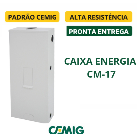 Caixa Chave Geral CM-17 Padrão Cemig Trifásica Caixa Energia Luz CM17