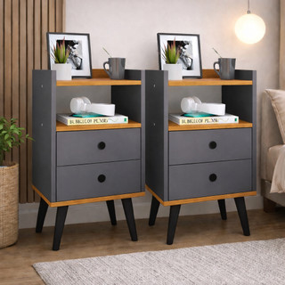 Kit 2 Mesinhas Cabeceira DREAM Mesa Cama Nicho Decorativo Quarto