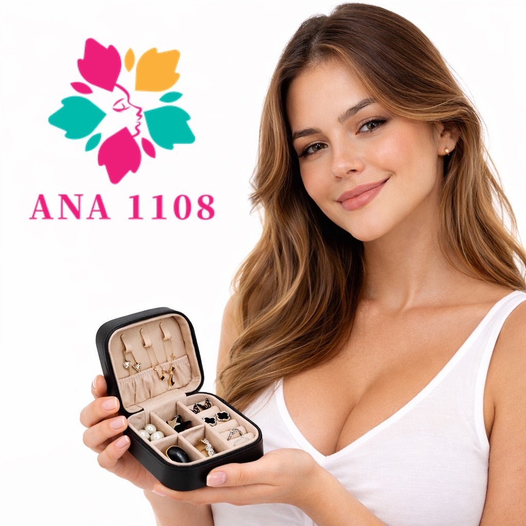 DAGUAN 4/8/12/20 pcs Porta Jóias Portátil Caixinha Bolsa de Armazenamento Colar Brincos Anéis