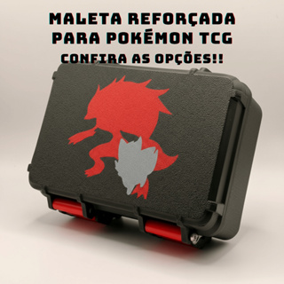 Maleta Porta Cartas Pokémon TCG 3D + Insert Organizador Deck Box Pokemon TCG Equilíbrio Perfeito em Oferta na Shopee