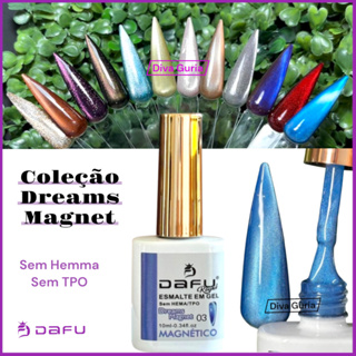Esmalte Em Gel Magnético - Coleção Dreams Magnet - DAFU 10 ml - Efeito Olho De Gato - UV em Oferta na Shopee