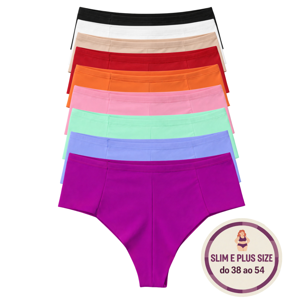 Kit Calcinhas Fio Duplo Pala Dupla Conforto Cintura Alta Compressão Média Tanga Empina Bumbum em Oferta na Shopee