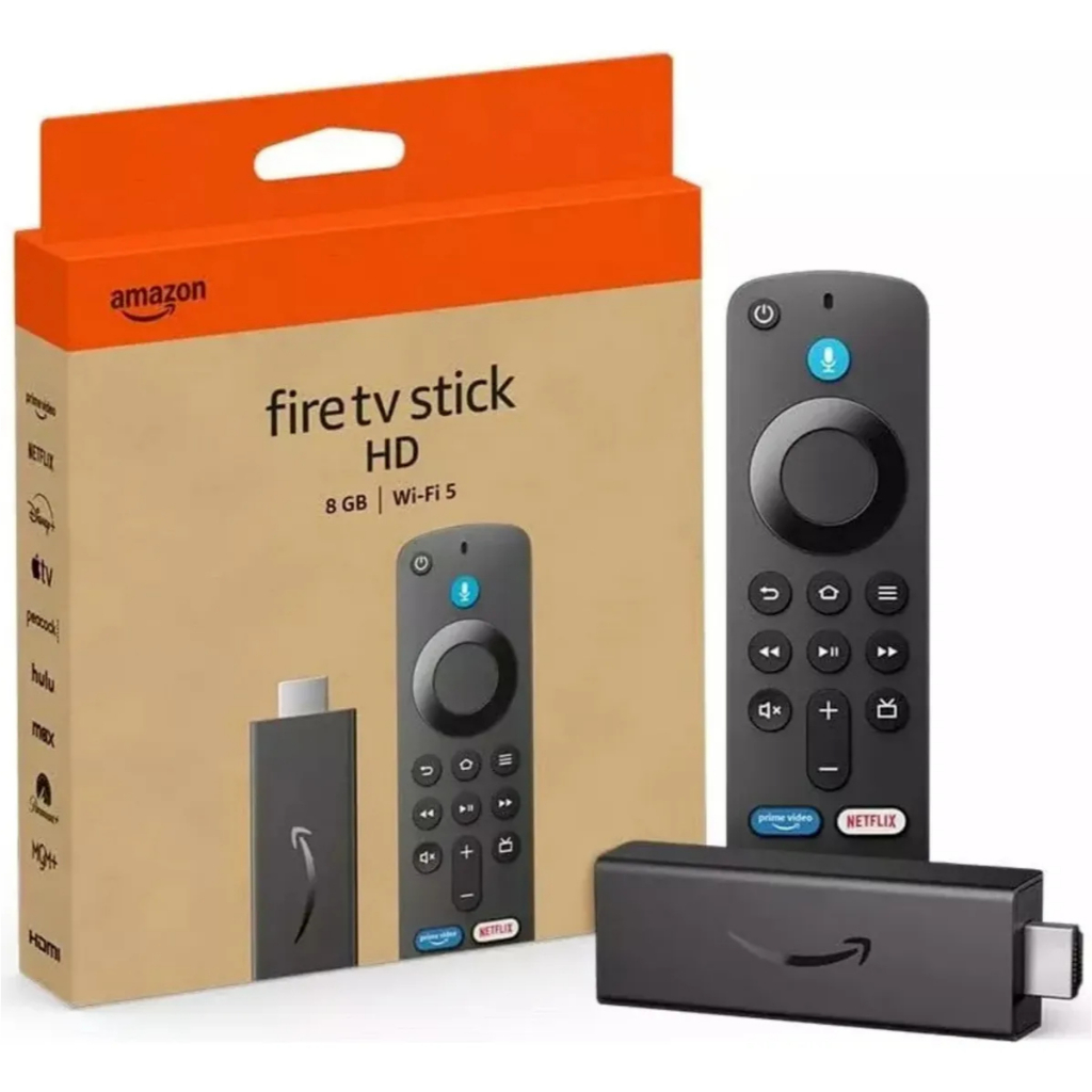 Amazon Fire TV Stick Original Full HD Wi-Fi Controle por Voz – Homologado Anatel