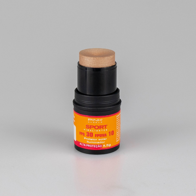 Iluminador - Champagne FPS30 FPUVA10 4,5g com Vitamina E PINK CHEEKS Original