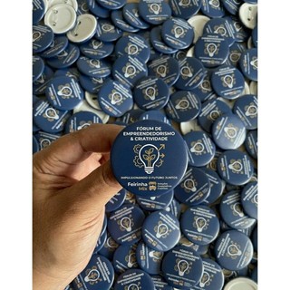 Botton Personalizado Broche Personalizado 3,5 cm Brinde Personalizado Broches Corporativos