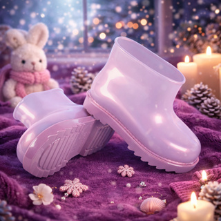 Galocha Baby Menina Infantil Colorida Alegre Lisa Confortável Volta as Aulas Escolar Original Mar&Cor em Oferta na Shopee