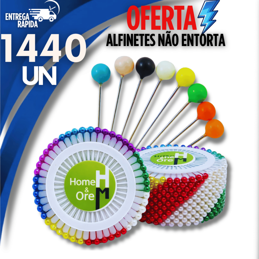 Kit Alfinete De Costura Cabeça Colorida Costura Patchwork Marcações Artesanatos Multiuso Utilidades