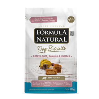 Fórmula Natural Dog Biscuits Batata Doce, Banana e Linhaça Cães Adultos em Oferta na Shopee