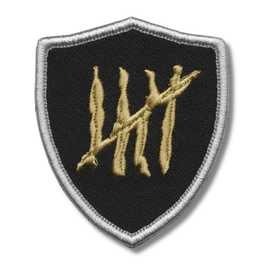 Patch Oficial Sobrevivencialismo Bordado com Velcro | Patch Tático para Mochila, Boné e Airsoft