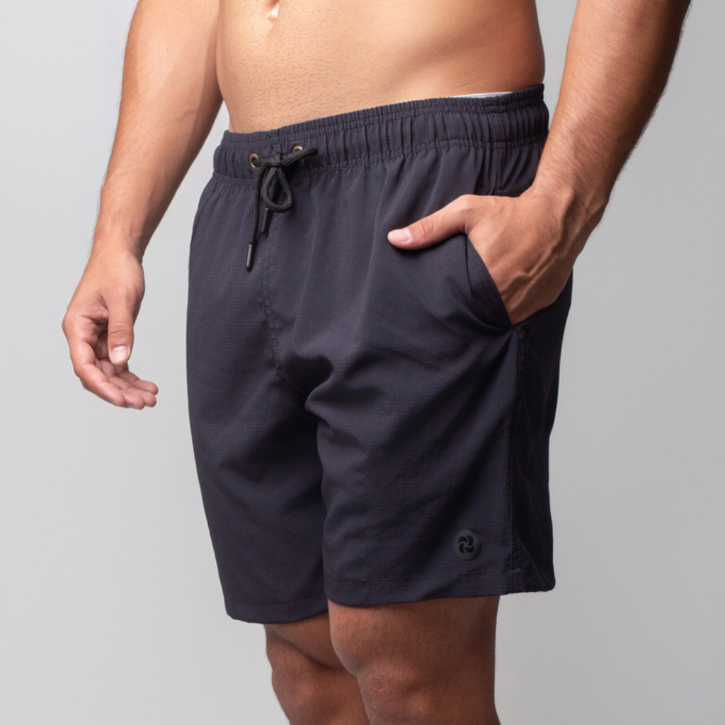 Short Elastano Todas as Cores Rip stop Premium Secagem Rápida Academia Praia Corrida Masculino