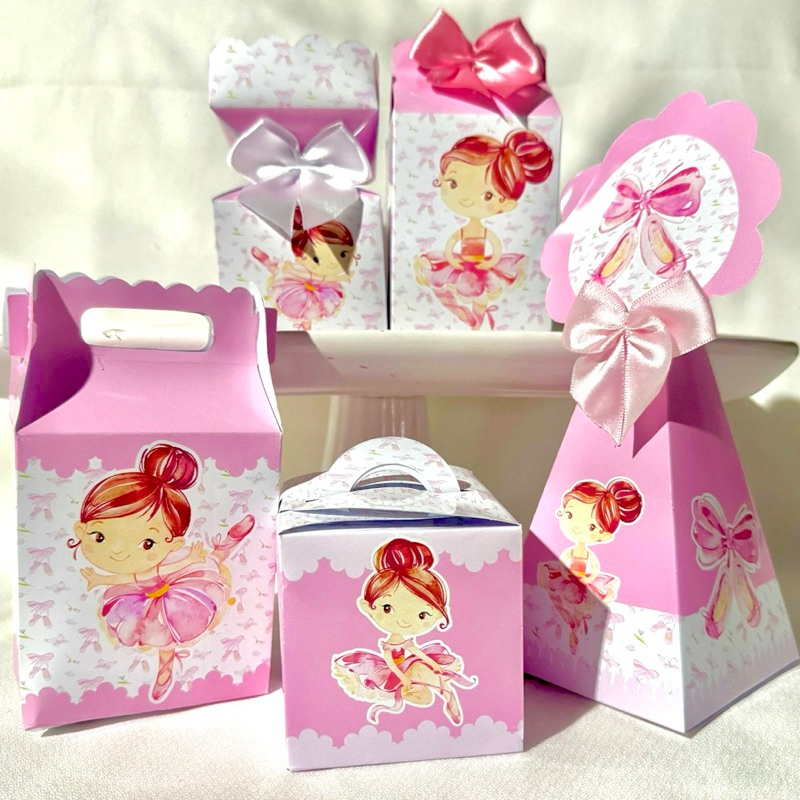 Kit Personalizados Bailarina \ Festa \ Lembrancinha\ Aniversário \ Pegue e Monte \ Mimo
