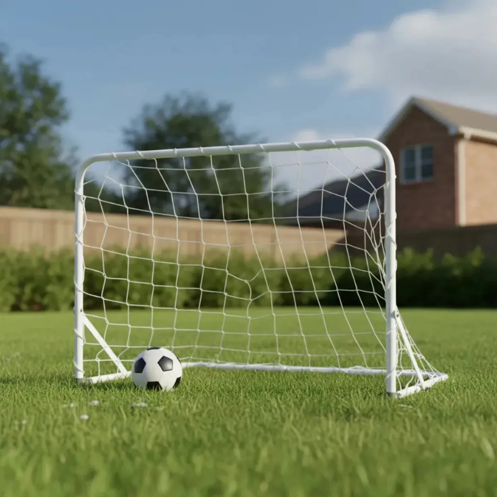 1 Trave De Futebol Infantil Dobrável Golzinho Metal 1,08x0,50mt Sag Toys