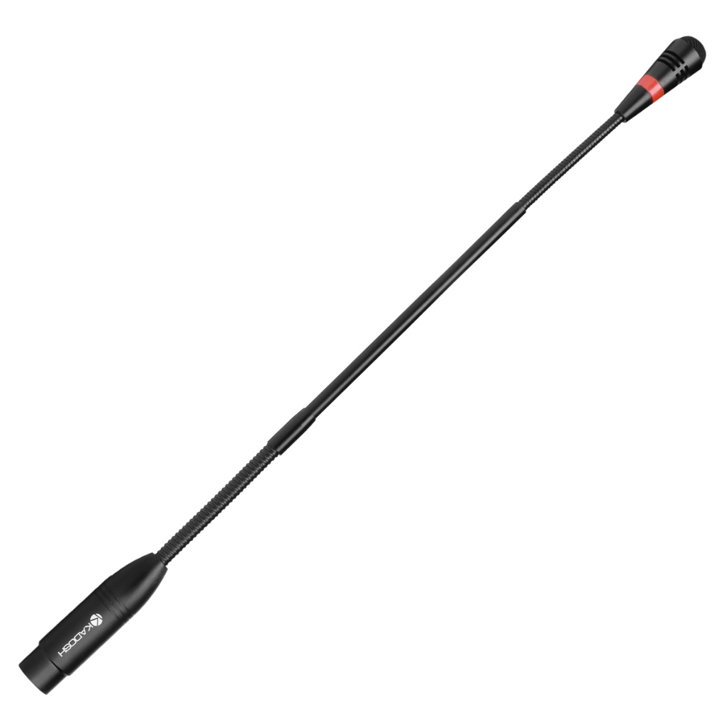 Microfone Gooseneck De Mesa Com Haste 45cm K-794M Kadosh Para Púlpito Igreja Palestra