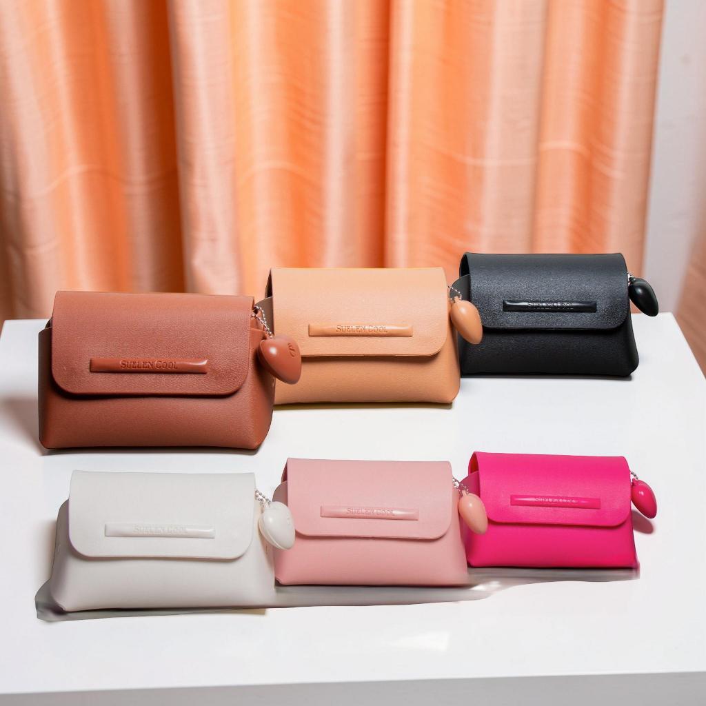 Bolsinha Feminina Pequena Coração Clutch Porta Maquiagem Necessaire A.mandaideia