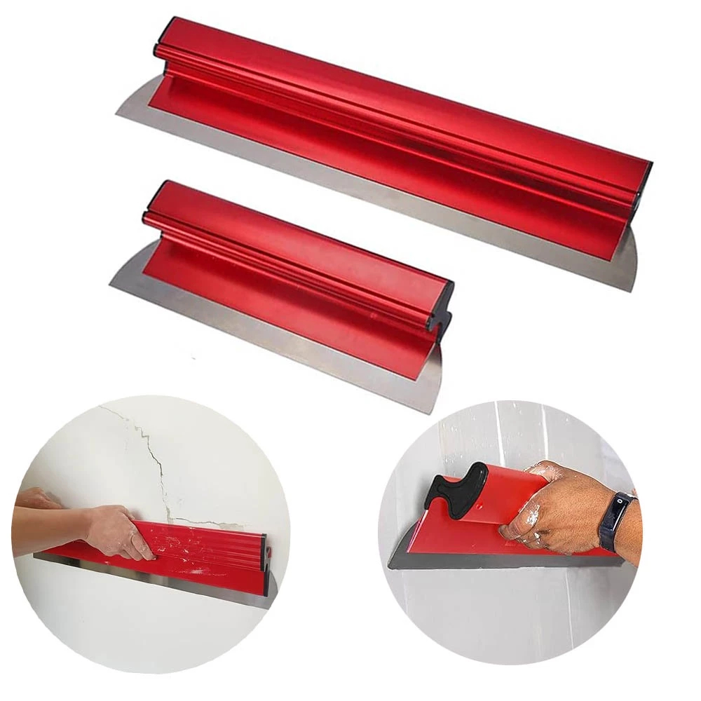 Desempenadeira 60/40cm Aço Inox Lâmina Flexível Lisa Para Massa Corrida Troca de Lâmina