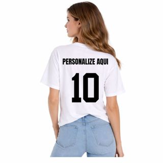 Camiseta Personalizada Corinthians Unissex Feminina Masculina Futebol Jogo Torcida Nome e Numero Algodao Premium em Oferta na Shopee