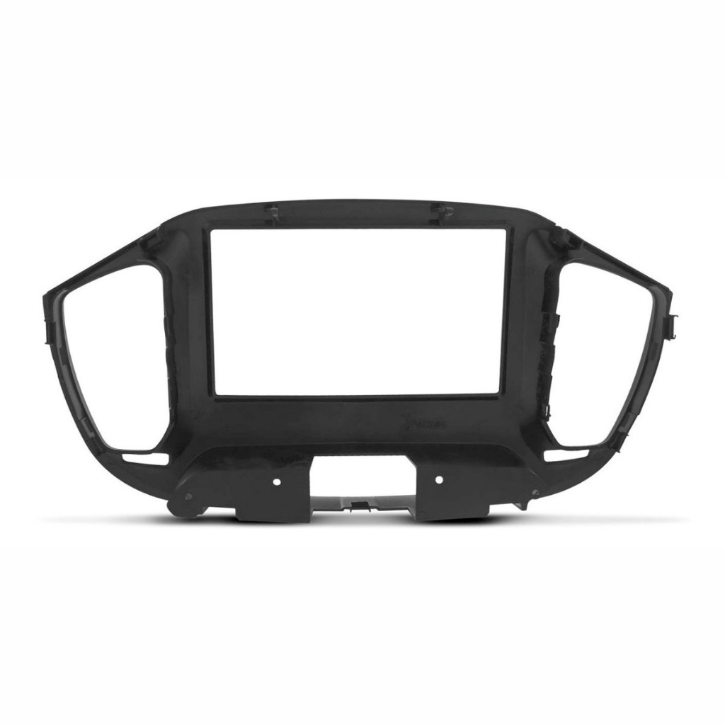 Moldura Painel 9 pol Redutora Com Adaptador para 7 pol Uno 2015 2016 2017 2018 2019 2020 2021 Black